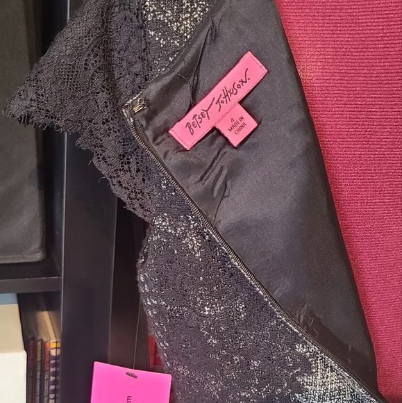 Betsey Johnson Uber Chic Fishnet & Tweed Dress NWT - Picture 6 of 6